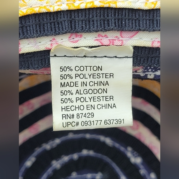 Colorful Striped Floral Hat - Picture 4 of 4